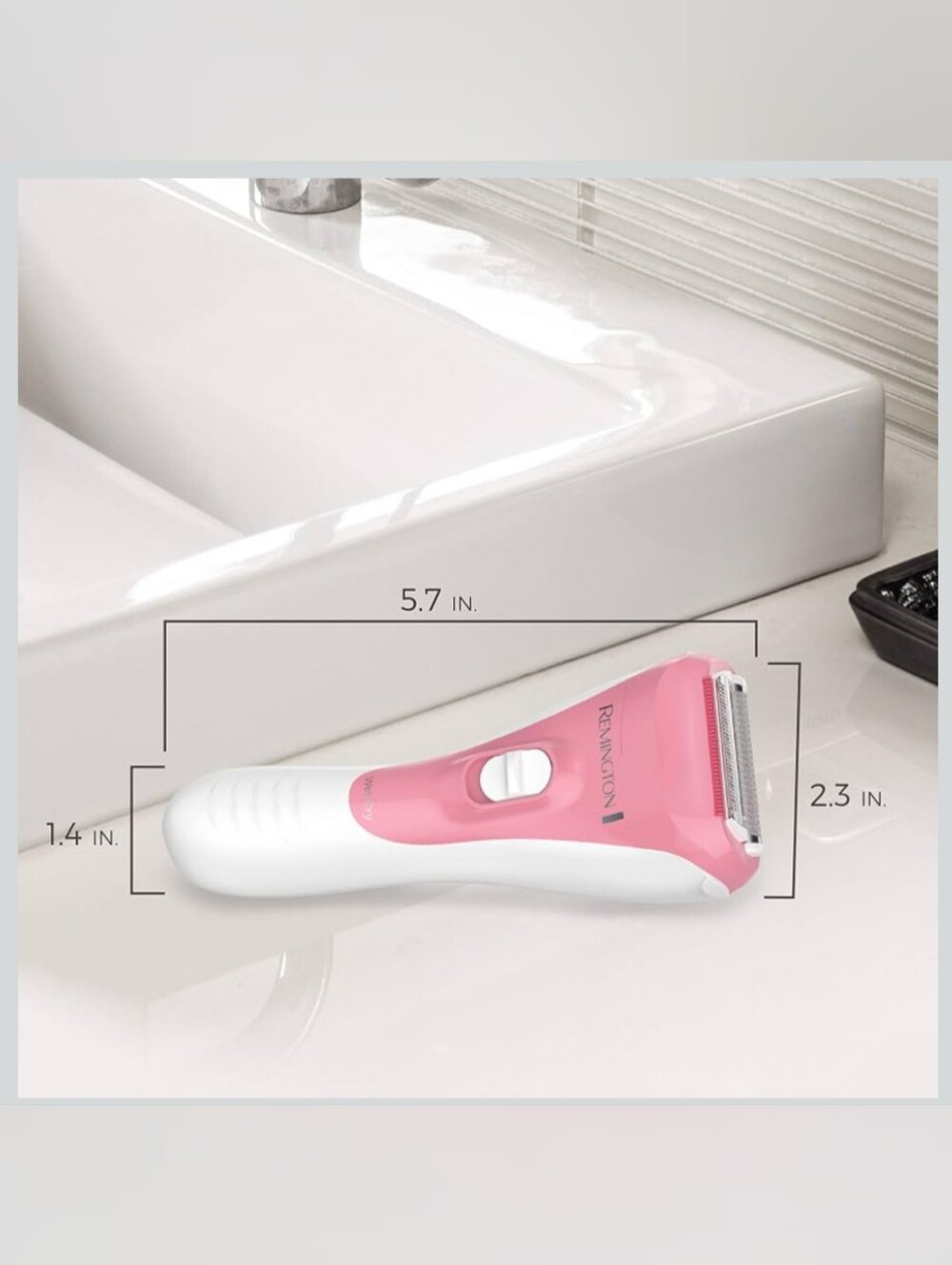[NIB] Remington Smooth & Silky Wet/Dry Rechargeable Shaver (WDF-4821) Pink - Picture 7 of 10